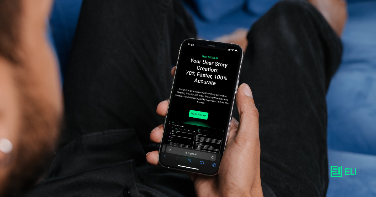 Experience ELI Like Never Before: Intuitive Design and Seamless User Story Creation